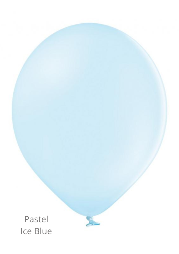 Balon błękitny pastel ICE BLUE 30cm